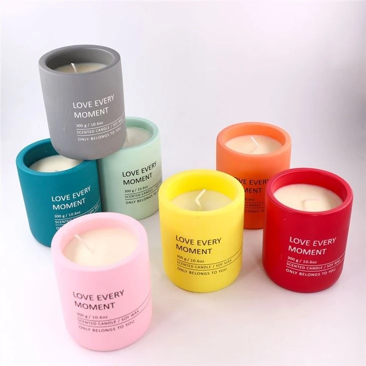 Cement Jar Candle